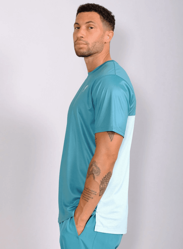 RS Men's Performance Tee RC (Striking Teal / White)