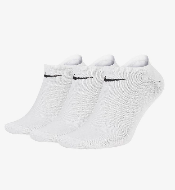Nike Lightweight Ankelsokker 3 Pack (Hvit)