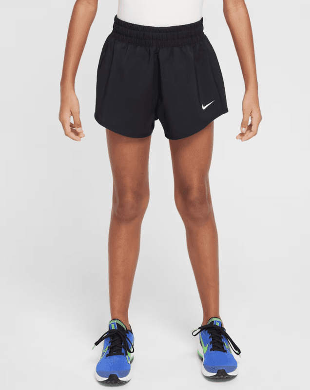 Nike One Girls- Dri-FIT 2 in 1 Shorts (Light Magenta / White)
