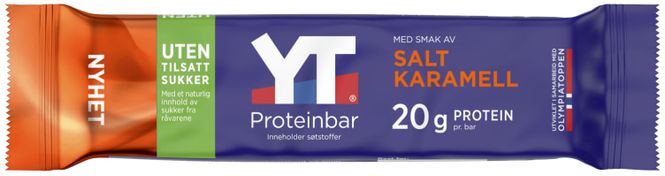 Hovedbilde YT Proteinbar (Salt Karamell) ...