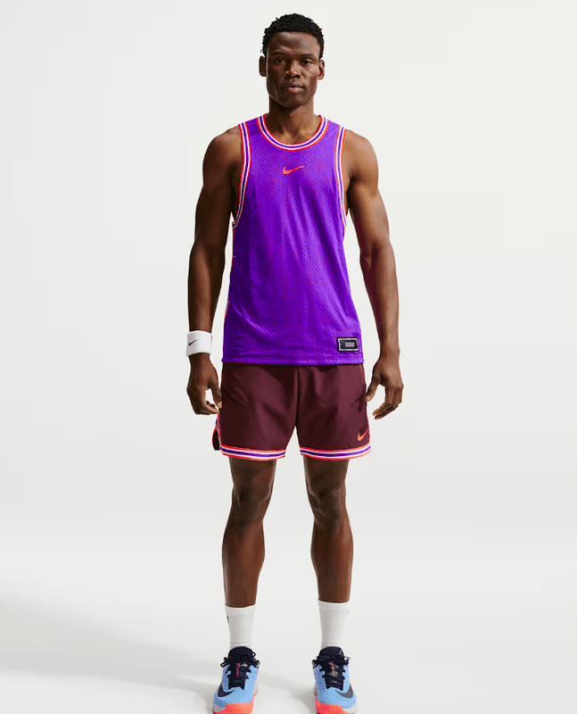 NikeCourt Slam Men's Dri-FIT Reversible Tennis Tank Top (Dark Concord / Bright Crimson)