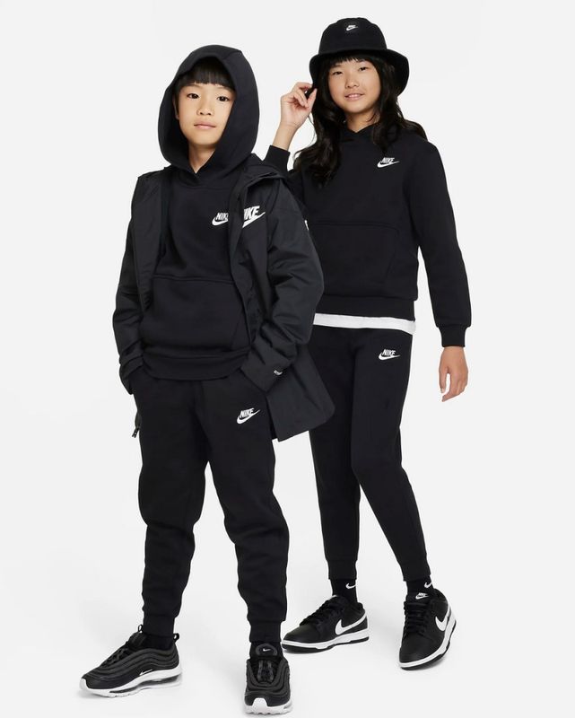 Nike Kid's Club Flee Bukse (Svart)