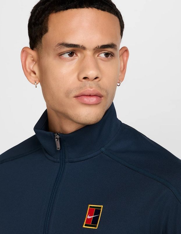 NikeCourt Heritage Men's Tennis Jacket (Navy)