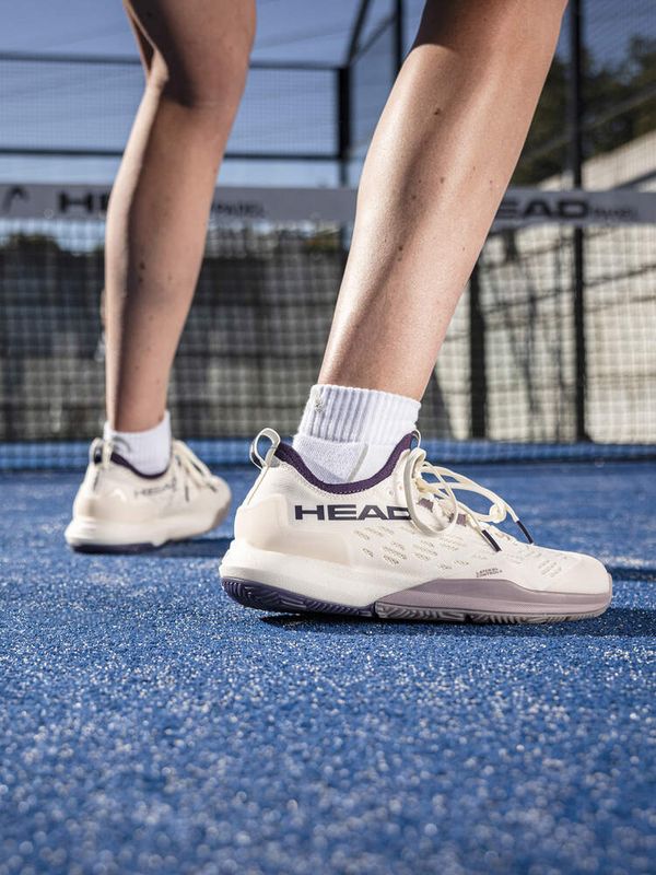 Head Motion Pro 1.5 Women's Padel Shoes (Chalk White / Purple Night)