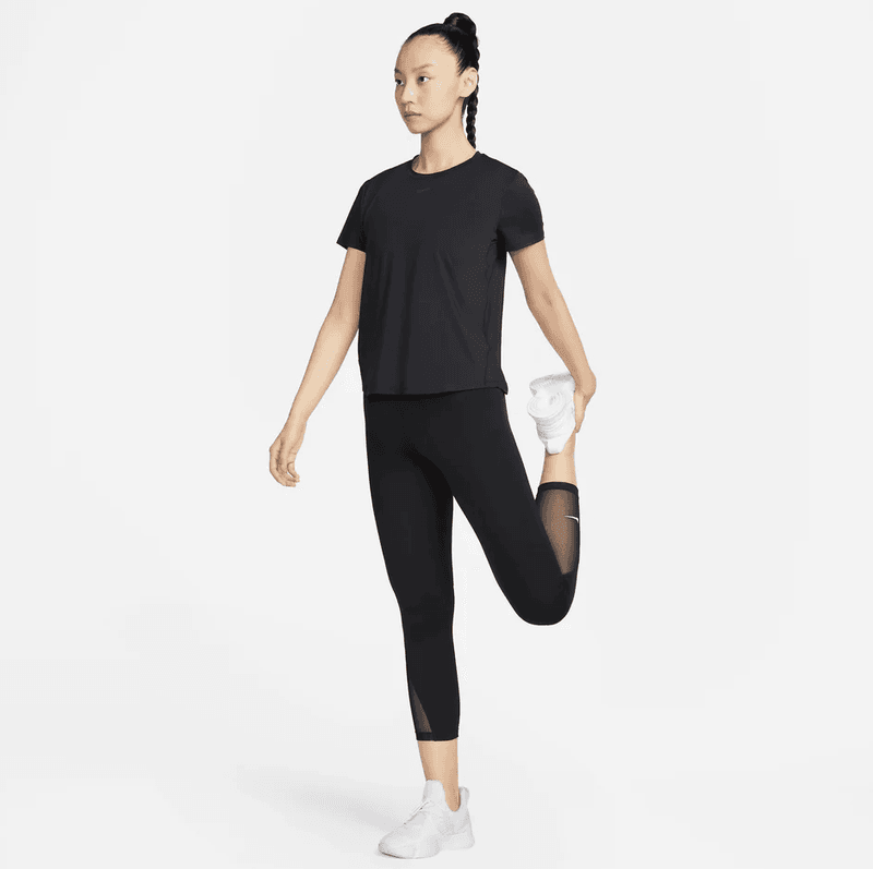 Nike One Classic Women's Dri-FIT Short Sleeve Top (Svart)